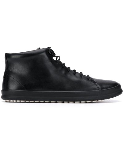 Camper Chasis Lace-up Boots - Black