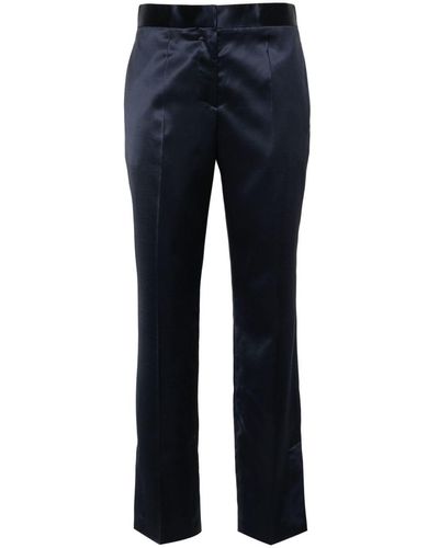 Paul Smith Pantalon de costume à taille mi-haute - Bleu