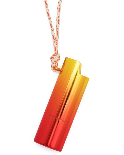 Isabel Marant Lighter-holder Sautoir Necklace - Orange