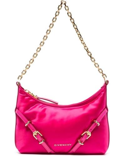 Givenchy Voyou Party Satin Shoulder Bag - Pink