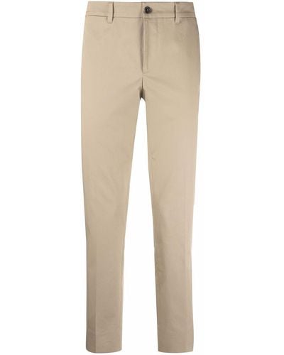 Prada Mid Waist Pantalon - Naturel