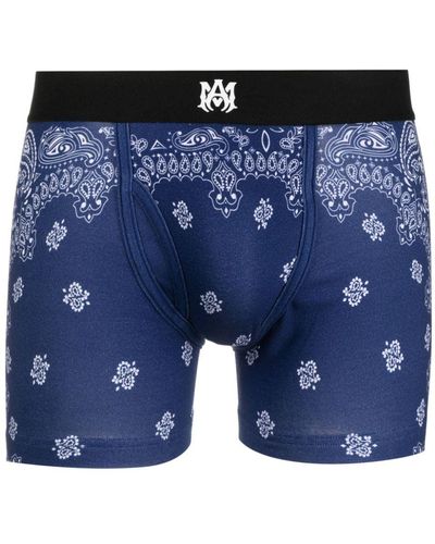 AMIRI logo-waistband Cotton Boxer Briefs - Farfetch