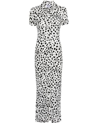 Moschino Jeans Abstract-print Dress - White