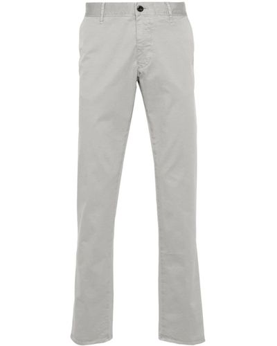 Incotex Twill Stretch-cotton Pants - Gray