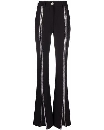 Philipp Plein Cady High-waisted Trousers - Black
