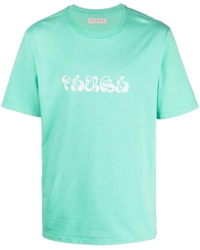 Paura T-shirt con stampa - Verde