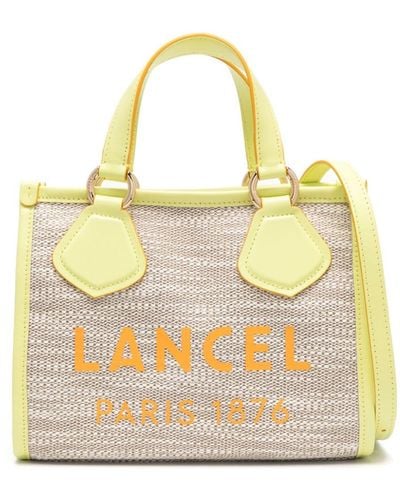 Lancel Small Summer Canvas Crossbody Bag - Metallic