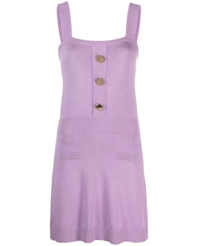 Viktor & Rolf Knitted Tank Dress - Purple