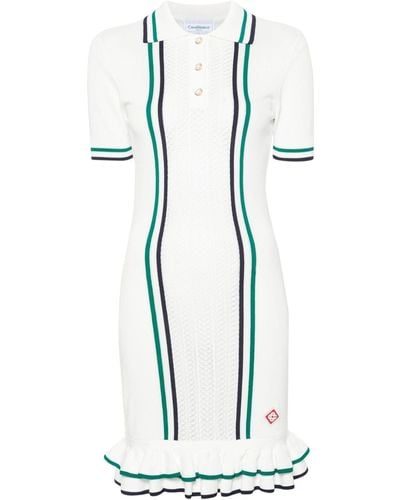 Casablancabrand Minikleid mit Streifen - Weiß