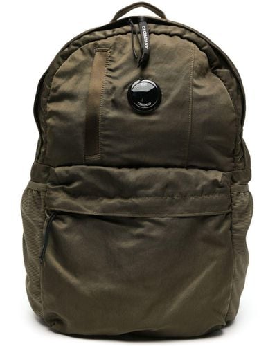 C.P. Company Nylon B Logo-patch Backpack - Green
