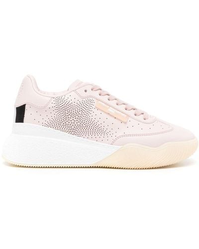Stella McCartney Perforated Star Low-top Trainers - Pink