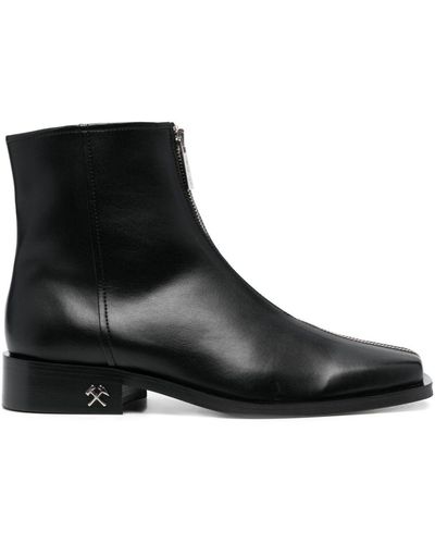 GmbH Adem Ankle Leather Boots - Black