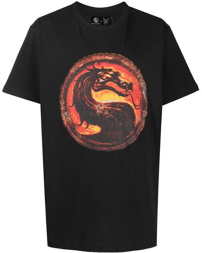 MJB Dragon Print T-shirt - Black