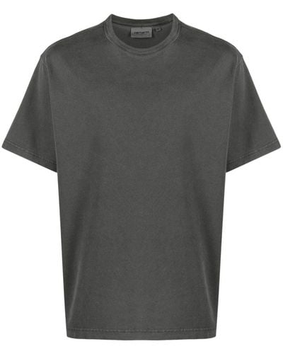 Carhartt Faded-effect Organic-cotton T-shirt - Grey