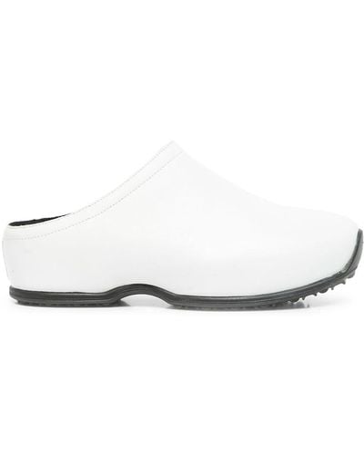 Rosetta Getty Two-tone Leather Sneakers - White