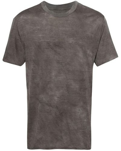 Satisfy Performance-T-Shirt aus CloudMerinoTM-Wolle - Grau