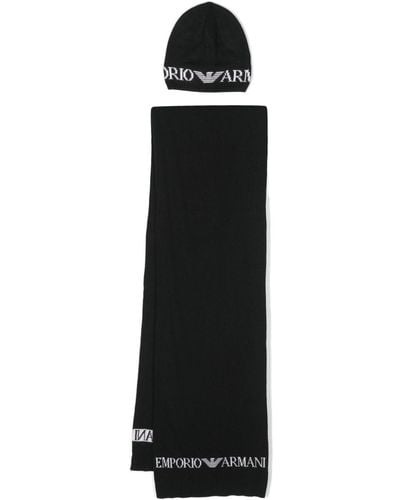 Emporio Armani スカーフ セット - ブラック