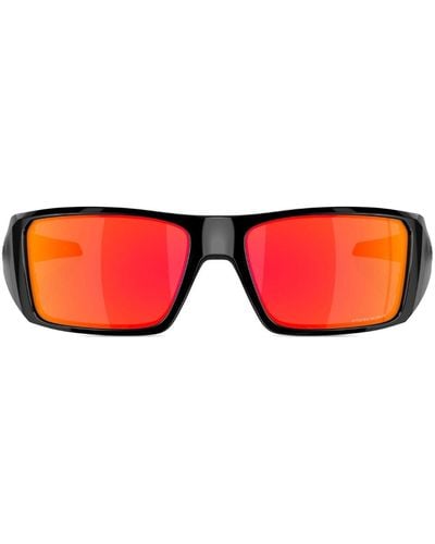 Oakley Heliostat Square-frame Sunglasses - Red
