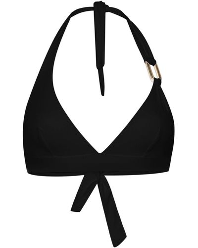 Fisico Ring-embellished Bikini Top - Black