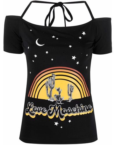 Love Moschino グラフィック Tシャツ - マルチカラー