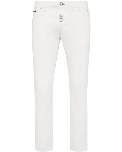 Philipp Plein Low-rise skinny jeans - Weiß