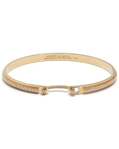 Nouvel Heritage 18kt Geelgouden Armband - Wit