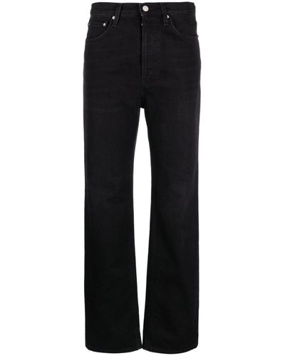 Totême Classic Cut Straight-leg Jeans - Black