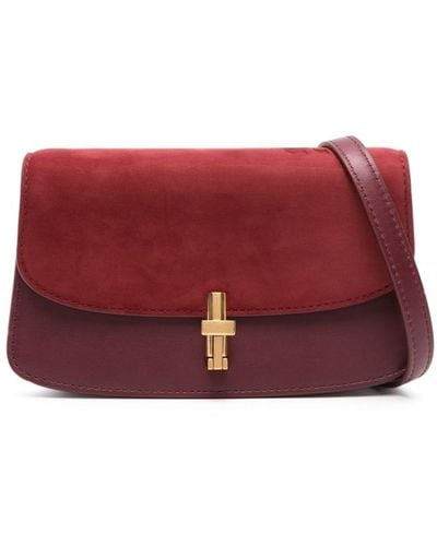 The Row E/w Sofia Leather Crossbody Bag - Red
