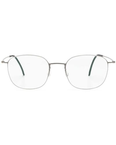 Lindberg 5541 Brille mit eckigem Gestell - Grau