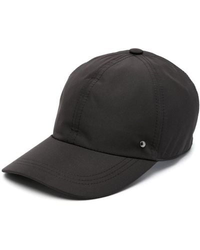 Canali Stud-detail Crepe Hat - Black