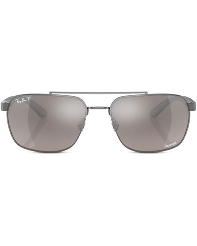 Ray-Ban Occhiali da sole rettangolari - Grigio