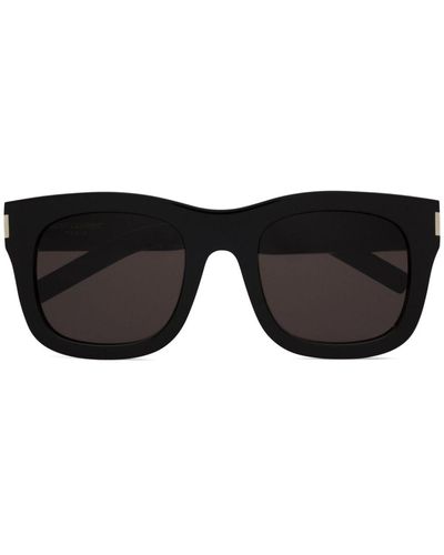 Saint Laurent Sl 650 Monceau Square-frame Sunglasses - Black