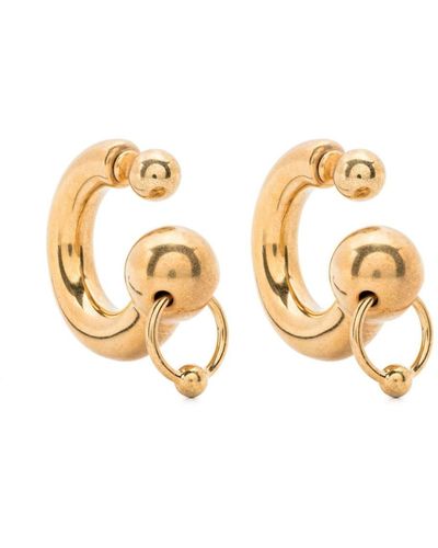 Jean Paul Gaultier The Ring Earrings - Metallic