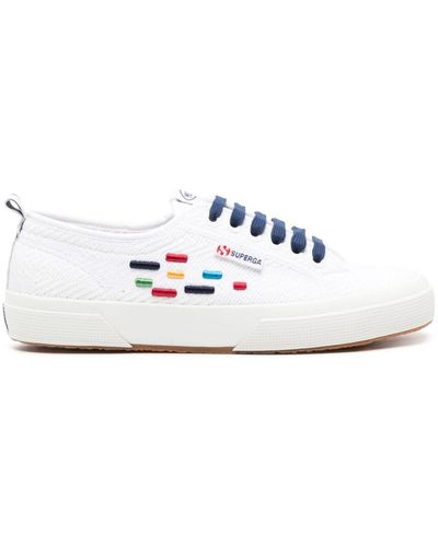 Missoni X Superga baskets en coton - Blanc