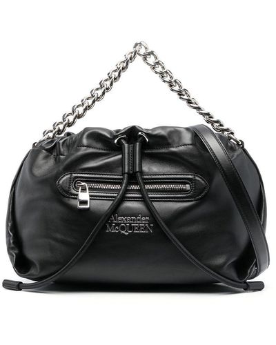 Alexander McQueen The Ball Bundle Small Bag - Black