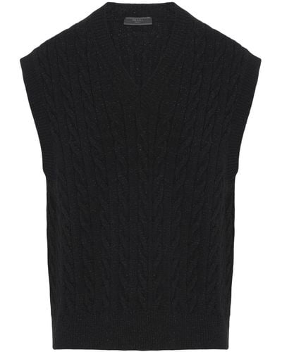 Prada Sleeveless Knitted Vest - Black