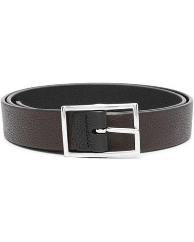 Anderson's Cinturón texturizado - Negro