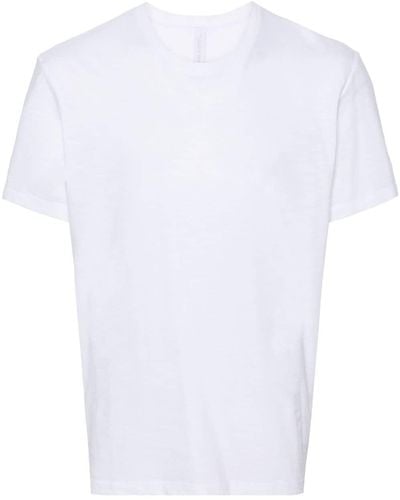 Neil Barrett Mélange-effect Cotton T-shirt - White