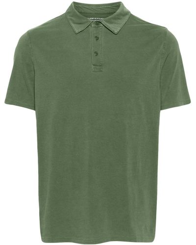 Majestic Filatures Organic Cotton-blend Polo Shirt - Green