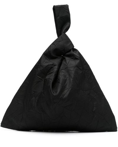 Nanushka Jen Handtasche mit Knoten - Schwarz