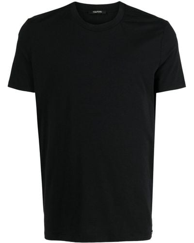 Tom Ford T-shirt en jersey à col rond - Noir