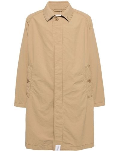 Chocoolate Single-breasted Trench Coat - Natural