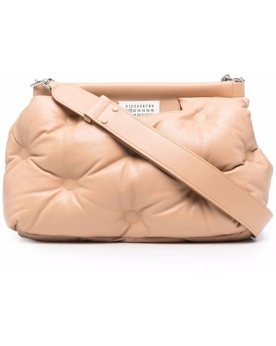Maison Margiela Medium Glam Slam Classique Shoulder Bag - Natural