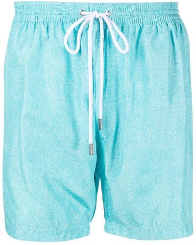 Barba Napoli Drawstring-fastening Swim-shorts - Blue