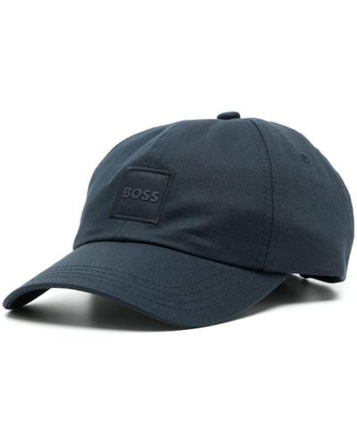 BOSS Cappello da baseball con applicazione - Blu