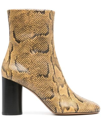 Isabel Marant Labee 90mm Leather Boots - Brown
