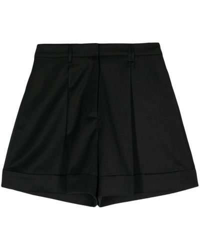 Simone Rocha High-waisted tailored shorts - Negro