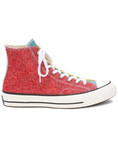 Converse X Jw Anderson Chuck 70 Hi "glitter Pack" Trainers - Yellow