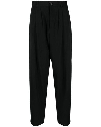 The Row Extra-long Wide-leg Trousers - Black