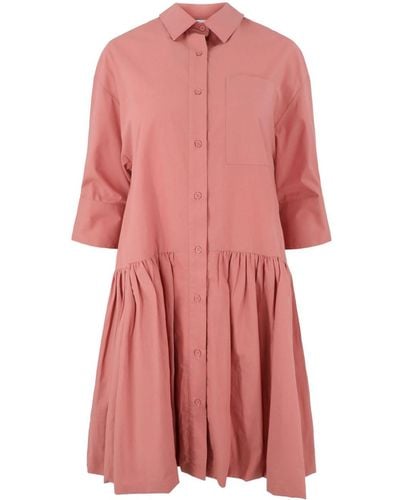 Essentiel Antwerp Franz Cotton Shirtdress - Pink